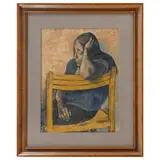 Francisco Zúñiga, Muchacha en una silla, 1982, Litografía P.A. VI / XV