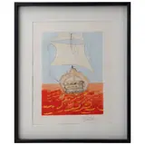 Salvador Dalí, Naphtali, de la carpeta Las doce tribus de Israel, 1973, Grabado a la punta seca con esténcil 151 / 195