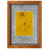 Juan Soriano, Sin título, de la carpeta El último argumento, 1980, Serigrafía sin número de tiraje