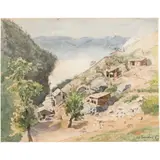 PAISAJE DE LA TRINIDAD by Paul Fischer, Acuarela y grafito sobre papel, offered Jul 2026