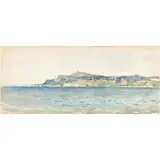 LITORAL DE LA ISLA DE WIGHT by Paul Fischer, Acuarela y grafito sobre papel, offered Jul 2026