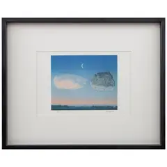René Magritte, La Bataille de l'Argonne, Litografía, edición póstuma 104 / 300