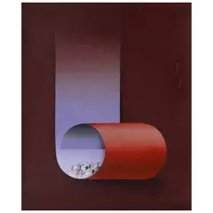 Kurt Larisch, Quo Vadis-Opus 105, Acrílico sobre tela