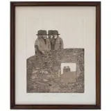 Alfredo Castañeda, Al tomar la decisión, del portafolio Diez grabados mexicanos, Grabado al aguafuerte 64 / 150