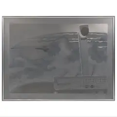 Diego Matthai, Otro Lear Jet a 41,111, 1975, Grabado sobre lámina de aluminio 16 / 50