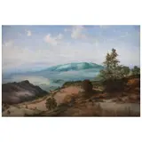 Marco Antonio Zepeda, Valle del Estado de México, ca. 1990, Óleo sobre tela