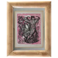 David Alfaro Siqueiros, El amante, 1970, Litografía E / E