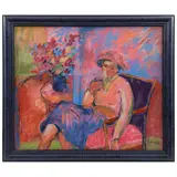 Mayté Guzmán, Julia, 1995, Óleo y acrílico sobre tela