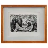 Alejandro Santiago Ramírez, Untitled, Grabado a la punta seca 11 / 30