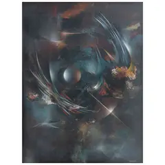 Leonardo Nierman, Untitled, Acrílico sobre masonite