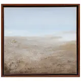 Juan Berruecos, Playa y caracoles, ca. 1980, Óleo, arena y aplicación de conchas marinas sobre tela