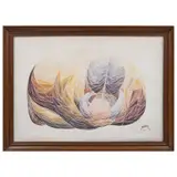 Firmada Saenz, Untitled, Mixta sobre tela