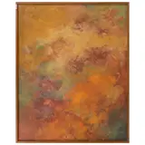 Teresa Cito, Atardecer, Óleo y tierras sobre tela
