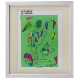 Marc Chagall, L'Acrobat Vert, de Derrière Le Miroir n°235, 1979, Litografía sin número de tiraje