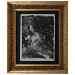 Francisco Corzas, Rostro 1, de la carpeta Los profetas, Litografía 14 / 100
