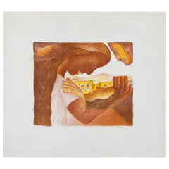 Rodolfo Morales, Maternidad, Litografía 8 / 100