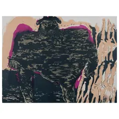 Gilberto Aceves Navarro, Sin título, de la carpeta Color forma y sonido en el arte por México, Litografía P / T