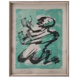 David Alfaro Siqueiros, Sin título, de la suite Prison Fantasies Portfolio, 1973