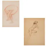 Armando García Núñez, Untitled, Sanguina y carboncillo sobre papel