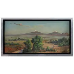 Untitled by Firmado Belauzarán, Óleo sobre masonite, sold Jul 2026