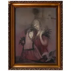 Froylan Ojeda, Untitled, Óleo y lápiz de grafito sobre tela