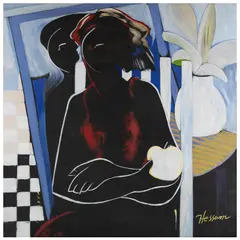 Hessam Abrishami, Untitled, Óleo sobre tela