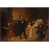 Richard Redgrave, THE WONDERFUL CURE BY PARACELSUS, Óleo sobre tela