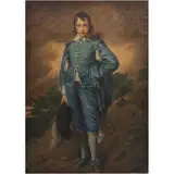 EL JOVEN AZUL by A la Manera de Thomas Gainsborough, Óleo sobre tela, sold Jul 2026