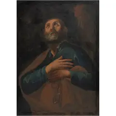 San Pedro, MÉXICO, SIGLO XIX, Óleo sobre tela