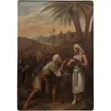 Rebeca da de Beber A Eliezer, EUROPA, SIGLO XIX, Óleo sobre tela