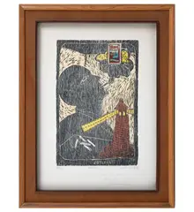 Alberto Ramírez, Faritos, Xilografía 8 / 20