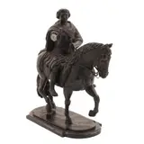 MÉXICO, SIGLO XX by Escultura Ecuestre de Carlos Iv*, Bronce, patinado en color marrón; con base de mármol negro, sold Jun 2026