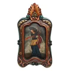 Retablo, MÉXICO, SIGLO XX, Óleo sobre madera