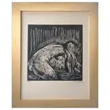 Raúl Anguiano, El agua, Litografía E / E 584 / 600