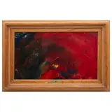 Rafael Botello Martín, La formación de un planeta, Óleo sobre masonite