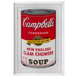 Andy Warhol, II.57: Campbells Soup II, New England Clam Chowder, Serigrafía sin número de tiraje