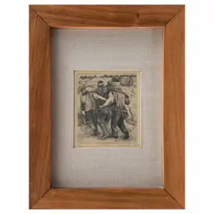 Alfredo Zalce, El herido, 1947, Grabado al aguatinta 121 / 200