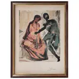 Antoni i Cleopatra, del portafolio Les Amoreux by Salvador Dalí, 1979, Litografía I 59 / 350, offered May 2026