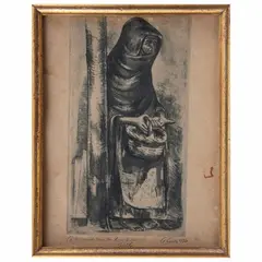 Abelardo Ávila, Untitled, Grabado al aguafuerte sin número de tiraje