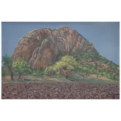 Nicolás Moreno, Untitled, 1990, Óleo sobre tela sobre madera