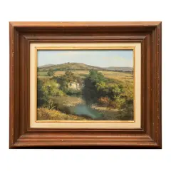 Gustavo Valenzuela, Paisaje, 1984, Óleo sobre tela