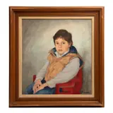 Lauro López, Untitled, Óleo sobre tela