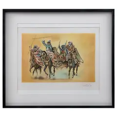 Salvador Dalí, Estudio para La batalla de Tetuán, Litografía E. A