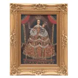 ESCUELA CUZQUEÑA, SIGLO XX by la Virgen Con El Niño, Óleo sobre tablero, sold May 2026