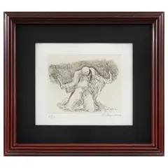 Raúl Anguiano, Untitled, Grabado al aguafuerte 43 / 50