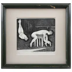 Alfredo Zalce, Bailarinas, 1989, Grabado al aguafuerte y aguatinta 47 / 80