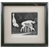 Alfredo Zalce, Bailarinas, 1989, Grabado al aguafuerte y aguatinta 47 / 80