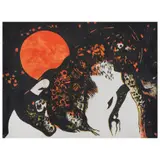 Leonel Maciel, Sin título (El toro enamorado de la luna), de la carpeta, Color, forma y sonido, Litografía P / T