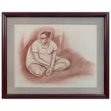 Raúl Anguiano, Mujer sentada
