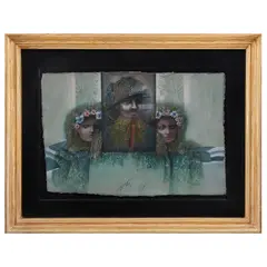Isaac Stavans, Personajes, Óleo sobre papel